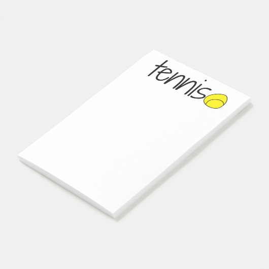 Post-it® Notes de post-it de tennis (Incliné)