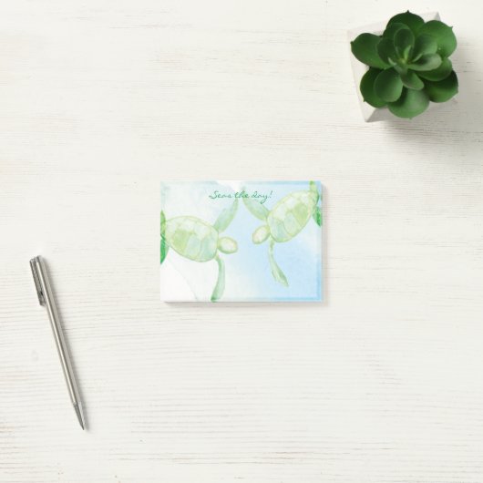 Post-it® Notes de post-it de tortue de Honu (Bureau)