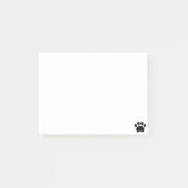 Post-it® Notes de post-it d'empreinte de patte (Devant)