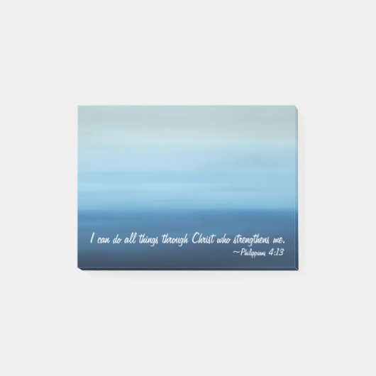 Post-it® Notes de post-it d'océan d'écriture sainte (Devant)