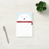 Post-it® Notes de post-it douces d'ours blanc (Bureau)