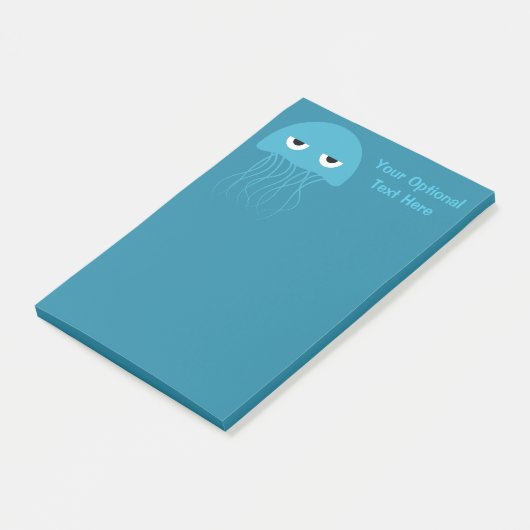 Post-it® Notes de post-it drôles de méduses (Incliné)