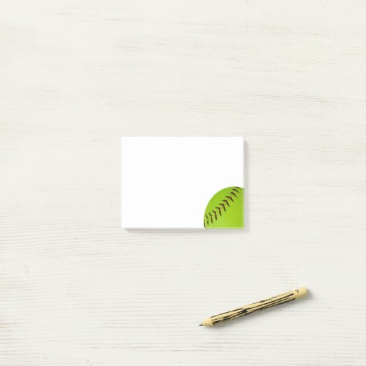 Post-it® notes de post-it du base-ball (Sur un bureau)