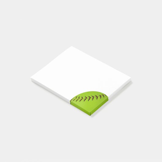 Post-it® notes de post-it du base-ball (Incliné)