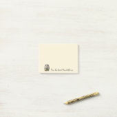 Post-it® Notes de post-it du hamster mignon (Sur un bureau)