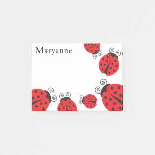 Post-it® Notes de post-it du monogramme de mûre Little Lady