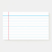 Post-it® Notes de post-it en bleu classique personnalisées (Devant)