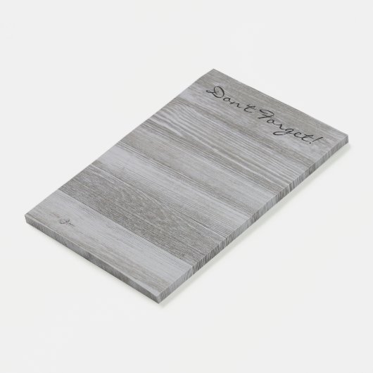 Post-it® Notes de post-it en bois rustiques (Incliné)