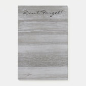 Post-it® Notes de post-it en bois rustiques (Devant)