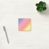 Post-it® Notes de post-it en pastel d'arc-en-ciel (Bureau)