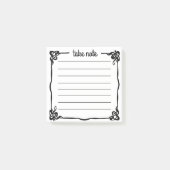 Post-it® Notes de post-it encadrées musicales (Devant)