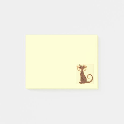 Post-it® Notes de post-it fraîches de chat (Devant)
