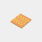 Post-it® Notes de post-it jaune orange Sun (Incliné)