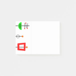 Post-it® Notes de post-it mobiles modernes du milieu du siè