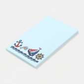 Post-it® Notes de post-it nautiques de motif (Incliné)