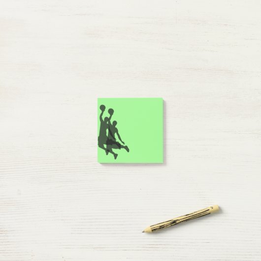 Post-it® Notes de post-it-Notes-Basketball (Sur un bureau)