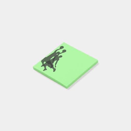 Post-it® Notes de post-it-Notes-Basketball (Incliné)