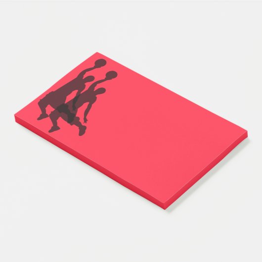 Post-it® Notes de post-it-Notes-Basketball (Incliné)