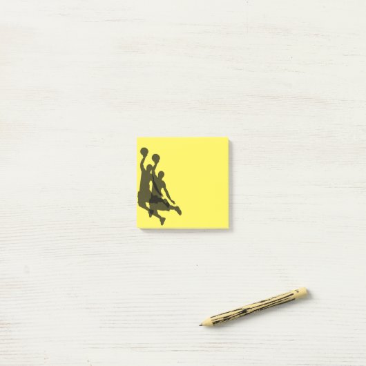 Post-it® Notes de post-it-Notes-Basketball (Sur un bureau)