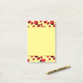 Post-it® Notes de post-it-Notes-Ladybug (Sur un bureau)