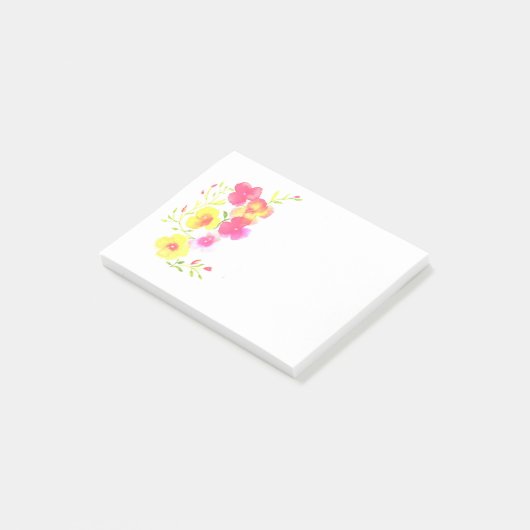 Post-it® Notes de post-it Pansy (Incliné)