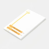 Post-it® Notes de post-it personnalisées par girafe de (Incliné)