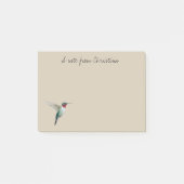 Post-it® Notes de post-it personnalisées pour les colibris  (Devant)