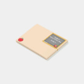 Post-it® Notes de post-it personnalisées - tableau et Apple (Incliné)