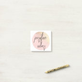 Post-it® Notes de post-it positives de vibraphone (Sur un bureau)