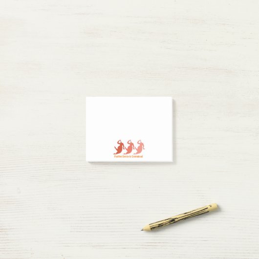 Post-it® Notes de post-it positives d'énergie (Sur un bureau)