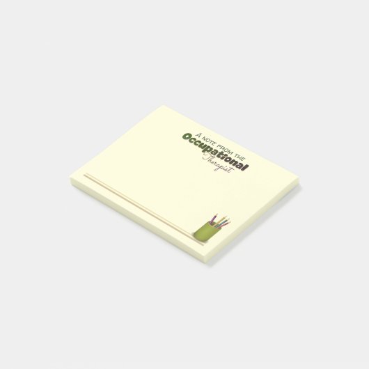 Post-it® Notes de post-it pour l'ergothérapeute (Incliné)