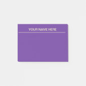 Post-it® Notes de post-it pourpres (Devant)
