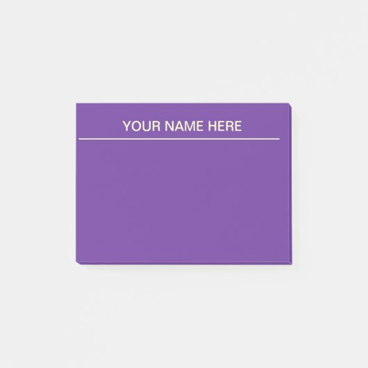 Post-it® Notes de post-it pourpres (Devant)