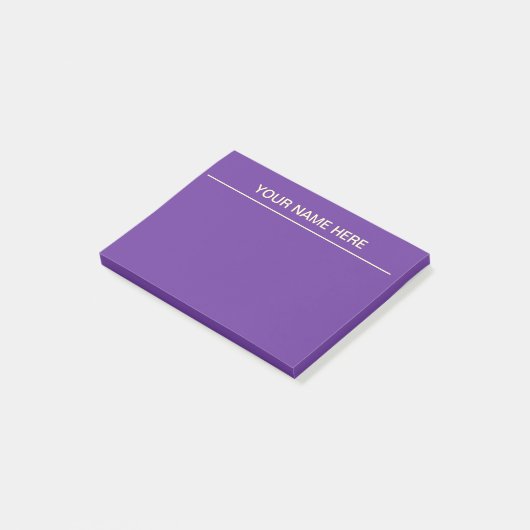 Post-it® Notes de post-it pourpres (Incliné)