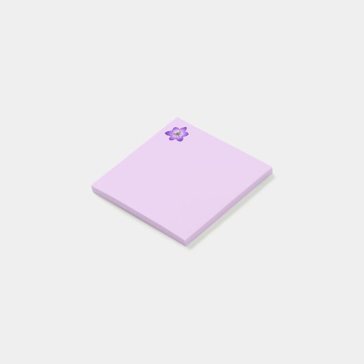 Post-it® Notes de post-it pourpres sensibles de crocus (Incliné)