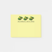 Post-it® Notes de post-it : Seulement travaillant jusqu'à (Devant)