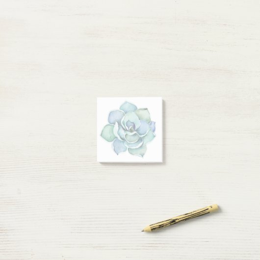Post-it® Notes de post-it succulentes (Sur un bureau)