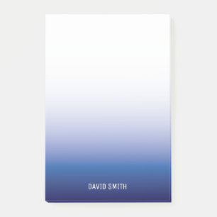 Post-it® Notes de post-it sur le nom personnalisé de Navy B