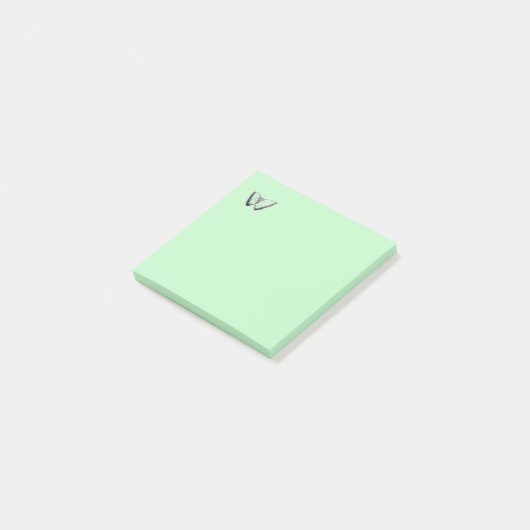 Post-it® Notes de post-it vert pâle pour la conception des  (Incliné)