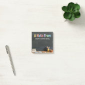 Post-it Notes de professeur de style tableau noir (Bureau)