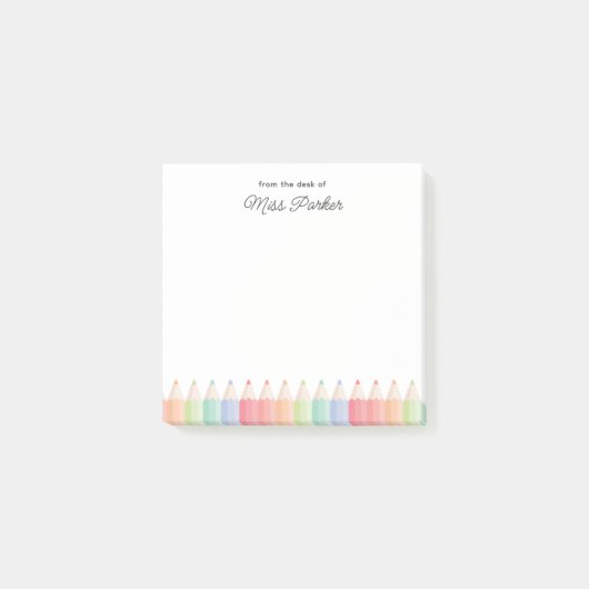 Post-it® Notes de professeur élégantes De la part du profes (Devant)