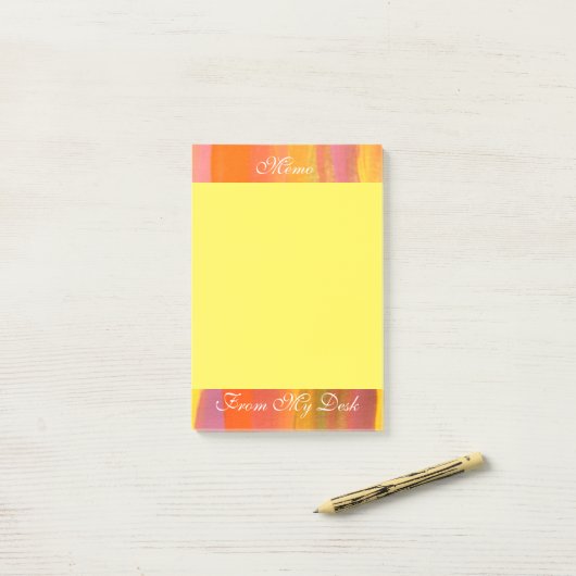 Post-it® Notes de publication 4x6 (Sur un bureau)