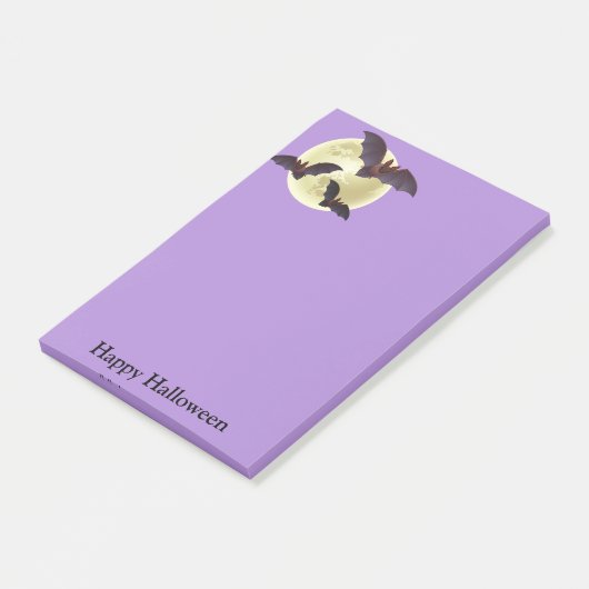 Post-it® Notes de publication d'Halloween (Incliné)