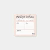 Post-it® Notes de recette (Devant)