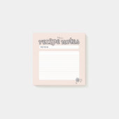 Post-it® Notes de recette Dîner terminé (Devant)