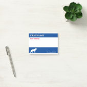 Post-it® Notes de rendez-vous de chien de berger (Bureau)