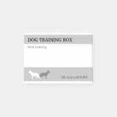 Post-it® Notes de rendez-vous de chien de berger (Devant)