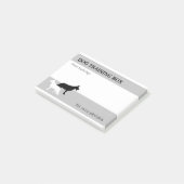 Post-it® Notes de rendez-vous de chien de berger (Incliné)