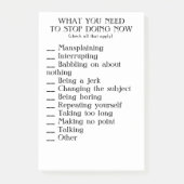 Post-it® Notes de réunion (Devant)