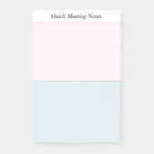 Post-it® Notes de réunion (Devant)